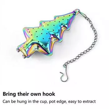 Чайное ситечко Yousheng Infuser из нержавеющей стали широкого применения, в форме рождественской елки, хозтовары