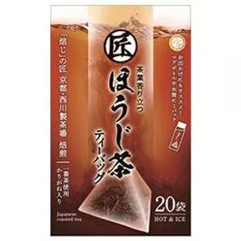 Чайные пакетики Ujimori Toku Takumi Hojicha 4 г x 20 пакетиков x 10 пакетиков