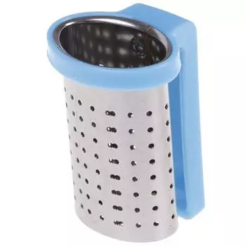 Чайные заварники с мелкой сеткой, отдельный дизайн, нержавеющая сталь, листовой чай, ситечко для кухни синий