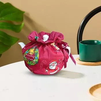 Чайный чехол для чайника, утепленный чехол, цветочный стеганый чехол, теплый хлопок, креативный