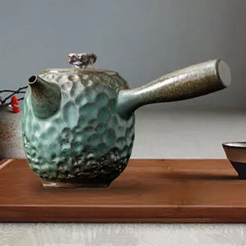 Чайный набор Kung Fu, домашняя керамическая кофеварка, многофункциональный портативный чайник для заваривания для кемпинга Style A