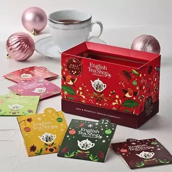 Чайный пакетик Kaldi English Tea Shop, красный, 25 шт., ограниченный рождественский подарок на Рождество