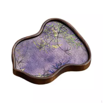 Чайный поднос Gongfu Стол китайский Кунг-фу Декоративные украшения Органайзер Поднос для сервировки Little Fulu