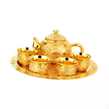 Чайный сервиз Kung Fu в стиле ретро, уникальный чайник и заварочный чайник для вечеринки в путешествии