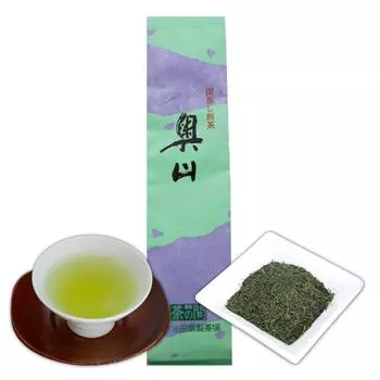 Чайный завод Киото Удзитавара Зеленый чай Чайные листья Японский чай Чай Сенча Окуяма, пропаренный глубоко 100 г 205