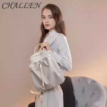 CHALLEN, летние универсальные новые папки, простой рюкзак из ткани Оксфорд большой вместимости, дорожная сумка Tide M чёрный