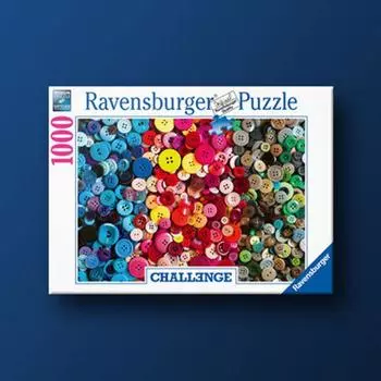 Испытание: Button 1000 Piece Ravensburger Jigsaw Puzzle, популярная корейская настольная игра