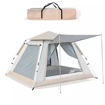 CHAMFAIR 2023 новейшая палатка для легкой установки, компактная, двойная, с водяным давлением, с фронтальной УФ-защитой, с передней и задней частью, с двойной москитной сеткой, окном, парком и горой