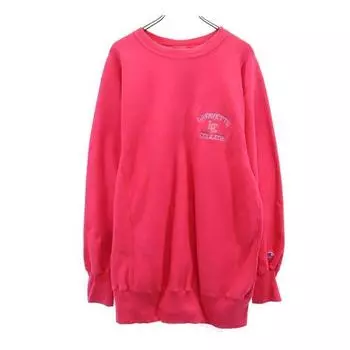 Champion 90-х годов Сделано в США Вышитый ярлык Толстовка с длинным рукавом Reverse Weave Тренировочная кофта Мужская Б/у