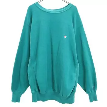 Champion 90s Reverse Weave Old Embroidered Tag Long sleeve sweat trainer Men s Used