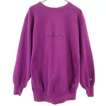 Champion 90s Reverse Weave USA Made Old Embroidered Tag Long sleeve sweat trainer Men s Used