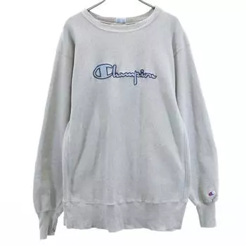 Champion 90s Reverse Weave USA Made Old Long sleeve sweat trainer Men s Used