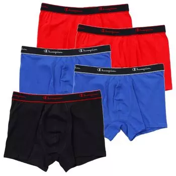 Champion Boxer Briefs Deodorizing 5P Boxer Assorted 994 (5-pack) Antibacterial, Deodorizing, Clean, Effect, Briefs, CM6ES702J, Men s,