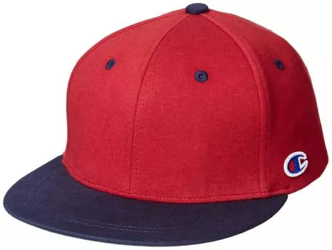 Champion Straight Cap Red x 581-001A, Navy, 57-59cm (Free Size)