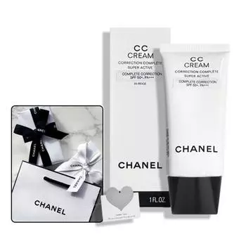 Chanel CC Cream Super Active Skin Tone Correction Cream 20-Beju SPF50+ PA+++, 1 шт., Нет. 20 Беджу, 30мл