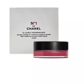 Chanel N1 DE CHANEL Red Camellia Lip and Cheek Balm/shopping bag/department store genuine/Korean label, 5-lively rosewood, 1 piece, 6.5g