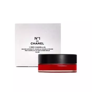 Chanel N1 DE CHANEL Red Camellia Lip & Cheek Balm/shopping bag/Korean label, 1 Red Camellia, 1 piece, 6.5g