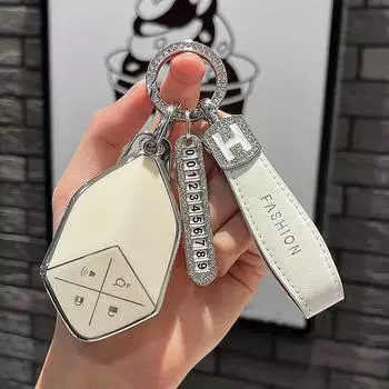 Chang an Dark Bluesl03Футляр для смарт-ключа Dedicated2022Темно-синий чехол для ключей Защитная крышка Металлический корпус с пряжкой Высококачественный As Shown in the Figure4