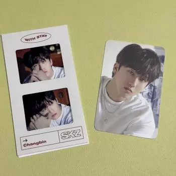 Changbin Photo Card Film 2021 Season s Greetings Straykids Straykids Straykids