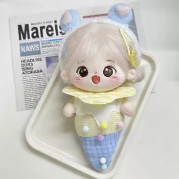 Changing Stuffed Doll Plush Suit Sweet Skirt Plush Toys Clothes Doll Accessory style 4