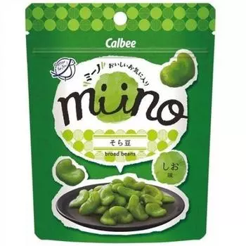 channel limited Calbee miino broad bean salt flavor 28g x 24 bags [Sales item]