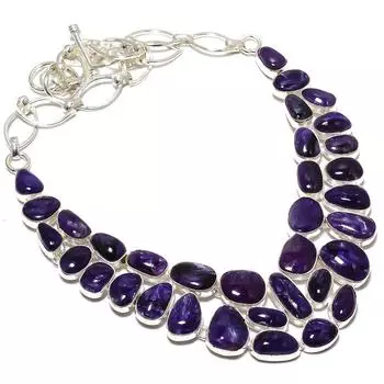 Chaorite Gemstone Handmade 925 Silver Jewelry Necklace 18 JCN409-36