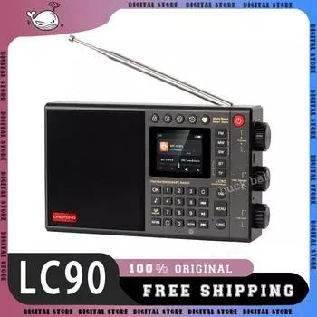 Chaoyuan LC90 Радио Bluetooth Беспроводное вседиапазонное FM-радио с картой IPS Экран Наружный сабвуфер Динамик Глобальный радиоприемник