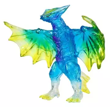 Character Contents Production Middle Size Series Gamera Gyaos Clear Blue 130mm PVC Finished Soft Vinyl Figure (Ccp) [3rd Edition] (1995) Ver. Approx. синий
