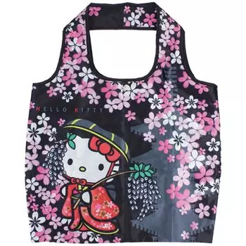 Character Goods Japanese Pattern Eco Bag Kids Sakuran [Yasuda Tsusho]