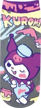 Character Jacquard Socks Sanrio Kuromi Ink Adults JGS0815 [J s Planning] Women s (22-24cm)