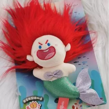 Character Mermaid Cartoon Plush Toy With Fluffy Fabric For Girls And Gift Kids