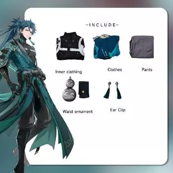 Character Wuthering Waves Jiyan Role Play Cosplay Costume Clothes Performance XS