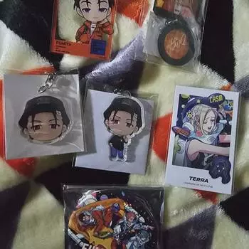 Charisma House Batch 20,000 Won 3rd Anniversary Check Can Badge Fumiya Acrylic Keyring Sister