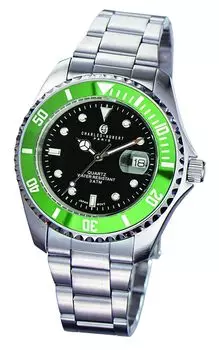 [Charles-Hubert Paris] Часы Charles Hubert, Paris 3 Hand Date 4017 Мужские Серебряные