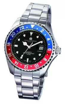 [Charles-Hubert Paris] Часы Charles Hubert, Paris 3 Hand Date 4019 Мужские Серебряные