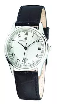 [Charles Hubert, Париж] Часы 3 Hand Date 3814-WW мужские черные