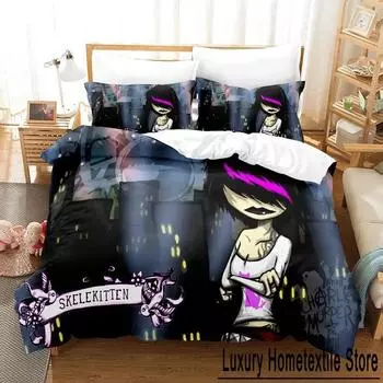Charlie Murder Bedding Set Single Twin Full Queen King Size Bed Set Adult Kid Bedroom Duvet cover Sets Anime parure de lit Bed EU Single 135x200cm