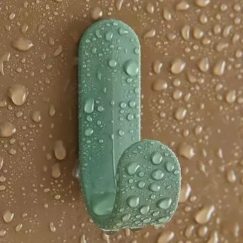 Charm Bathroom Punch-free Hook Non-marking Coat Hook J-type hook Nordic Style Household Wall-mounted Fashion Multifunctional Simple Grey