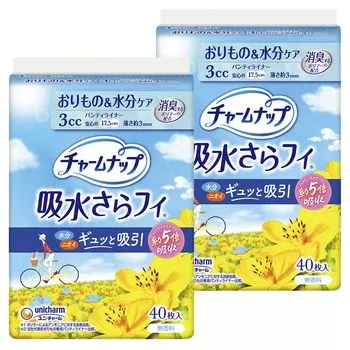Charm Nap впитывающая прокладка Sarafi Wingless 3 куб. см 80 штук штук x Moisture Care впитывающая прокладка для ежедневного использования от протекания мочи прокладка для тех, у кого слабая моча