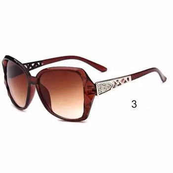 Charm Polarized Sunglasses Fashion UV400 Очки Повседневные Ретро Женские Очки Винтажные Тонированные Линзы Солнцезащитные Очки Крупногабаритная Оправа 7