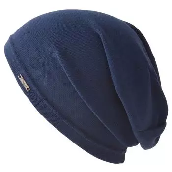 CHARM Single Outlast Rib Watch Hat Plus Size Available [Free Size/Navy] Stylish, Temperature-Regulating, Lightweight,