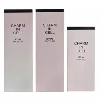 [Charm Zone] [Moisturizing Basic Set] Charm In Cell Ritual 3-piece Set (Skin + Lotion + Ampoule)