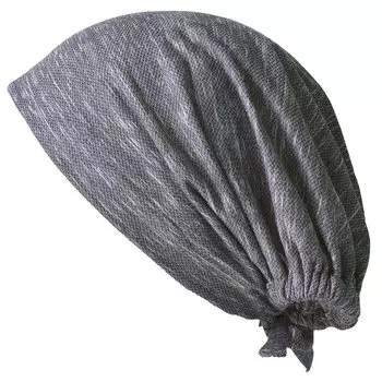 CHARM Zukin Тонкая шапочка-тюрбан Размер подходит для большого Стильная шапка для малыша Терри [Один все/Серый] Бандана, Взрослые, серый