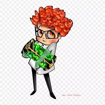 Очаровательный злодей Рисунок Термопереводная виниловая наклейка-патч для одежды DIY Аппликации Моющиеся патчи