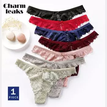 Charmleaks женские кружевные трусики сексуальное бикини стрейч трусики бесшовное нижнее белье с галстуком-бабочкой M-XL 1 шт.