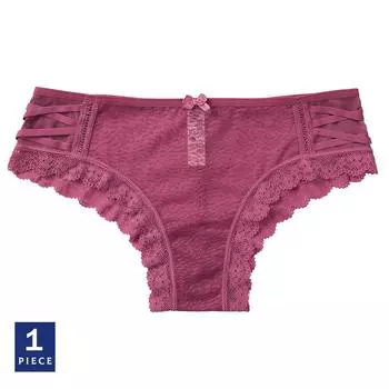 Charmleaks женское нижнее белье 1 шт. трусики кружево танга сексуальные трусы с бантом хипстерское белье