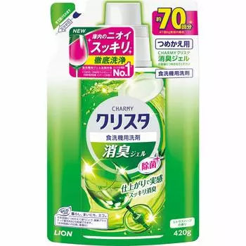 Charmy Crystagel Charmy Crysta Дезодорирующий гель для посудомоечной машины Сменный блок 420 г