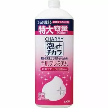 CHARMY Foam Power Tehada Premium Dishwashing Detergent Refill 930ml [Large Capacity]