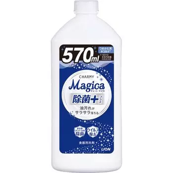 Charmy Magica Dish Detergent Disinfectant Plus Refill 570ml