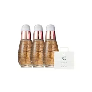 Charmzone Goldenseal 24K чистое золото отбеливающее средство + ампула против морщин 30 мл x 3 пакета для покупок Подарок на Чусок